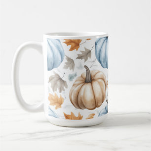 MUG COULEUR D'EAU BLUE ET TONNE CHUTE CITROUILLES DE L
