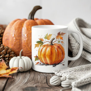 Mug Couleur d'eau Citrouille automne saisonnier automn