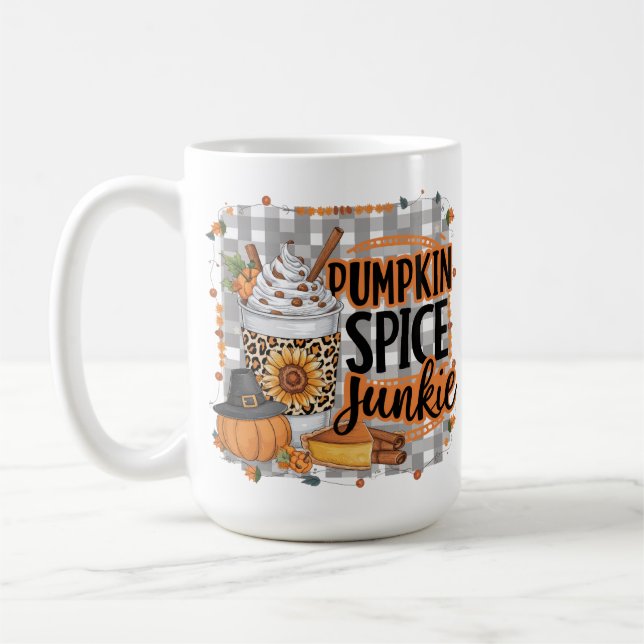 MUG COULEUR D'EAU CITROUILLE ÉPICES BOISSONS & PIE (Gauche)