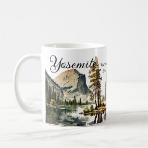 Mug Couleur d'eau du parc national Yosemite Coucher de