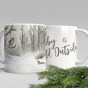 Mug Couleur d'eau hivernale Baby son froid dehors