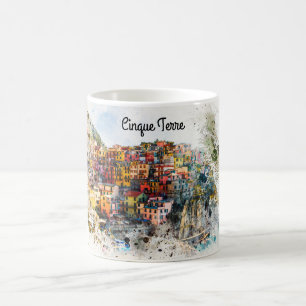 Mug Couleur d'été de la scène italienne Cinque Terre L