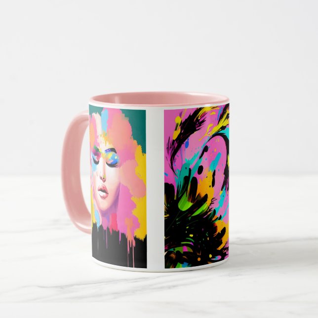 Mug Couleur en dehors de vos lignes (Devant gauche)