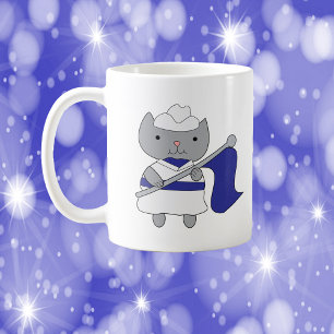 Mug Couleur Garde Chat bleu et blanc