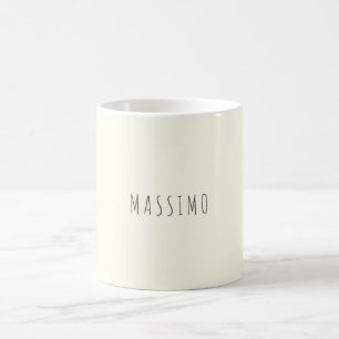Mug Couleur ivoire esthétique moderne simple minimalis