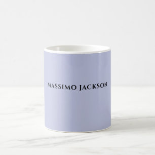 Mug Couleur lilas professionnelle design moderne minim