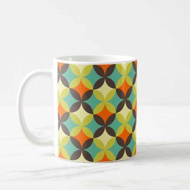 Mug Couleur motif rétro (Gauche)