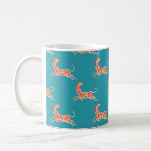 Mug Couleur néon rétro vintage Motif d'illustration 