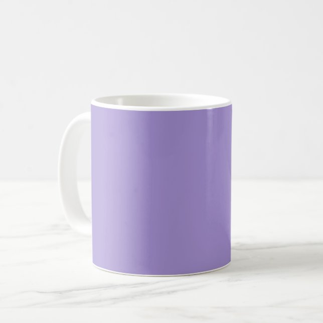 Mug Couleur pourpre de lavande souple (Devant gauche)