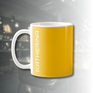Mug Couleur solide ambre   Classic Personnalisé