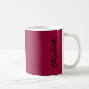 Mug Couleur solide bordeaux