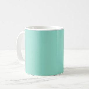 Mug Couleur solide Plage Verre uni aqua vert menthe