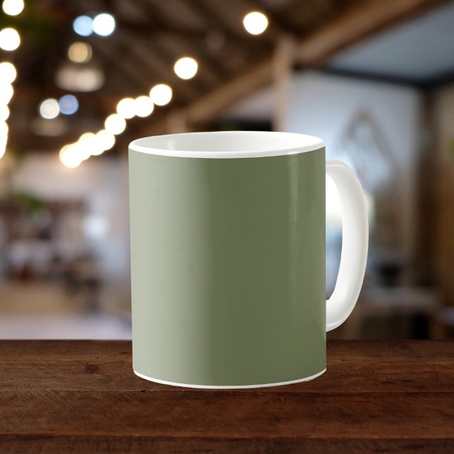 Mug Couleur solide verte Sage (Créateur téléchargé)