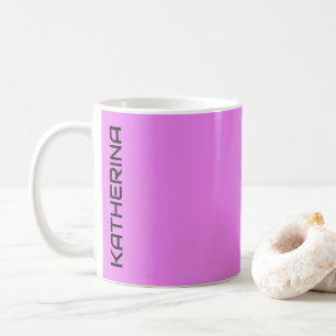Mug Couleur solide violet néon Personnalisé