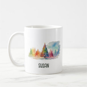 Mug Couleur tendance hiver Wonderland Watercolor