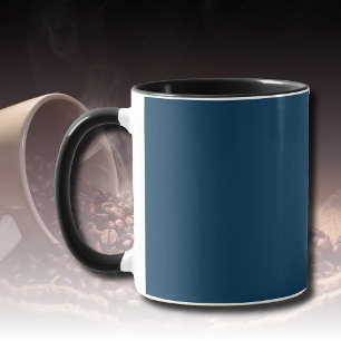 Mug Couleur uni bleu prussien   Classique   Élégant