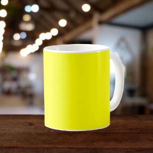 Mug Couleur uni jaune néon