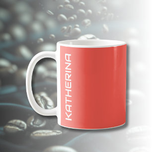 Mug Couleur uni orange du coucher de soleil Classic