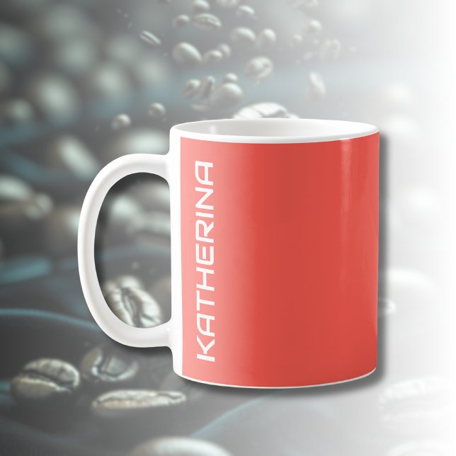 Mug Couleur uni orange du coucher de soleil | Classic  (Créateur téléchargé)