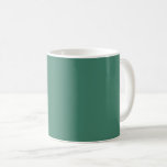 Mug Couleur unie vert monet<br><div class="desc">Monet vert (Water Lilies 1919) couleur solide</div>