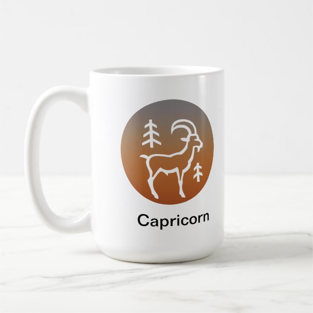 Mug - Couleur Zodiac pour Capricorne (Gauche)