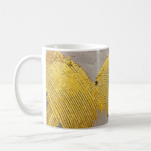 Mug Couleurs Abstraites monochromes avec touches or