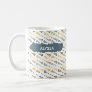 Mug Couleurs Chaudes Chaud Chaud Sticks Diagonal Motif