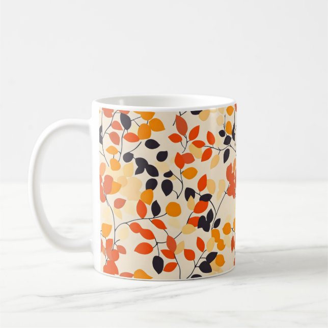 Mug Couleurs chaudes Feuilles d'automne (Gauche)
