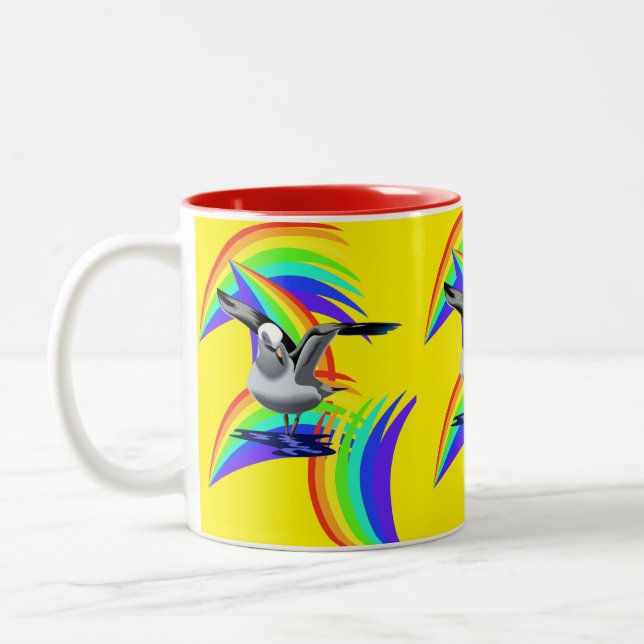 Mug Couleurs Colorées Mouette (Gauche)