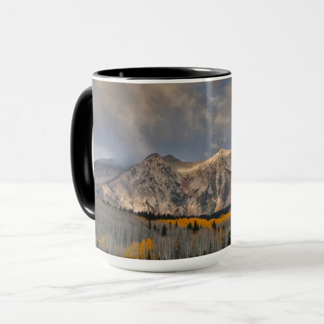 Mug Couleurs d'automne des peupliers trembles, Keebler (Devant gauche)