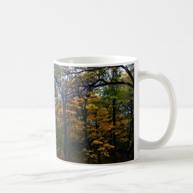 Mug Couleurs d'automne foncées (Droite)