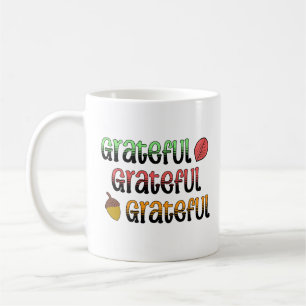 Mug Couleurs d'automne   Typographie gracieuse