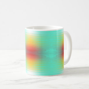 Mug Couleurs de champ plasma de rentrée spatiale Abstr