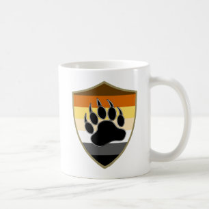 Mug Couleurs de fierté de Gay Bear Bouclier de patte d