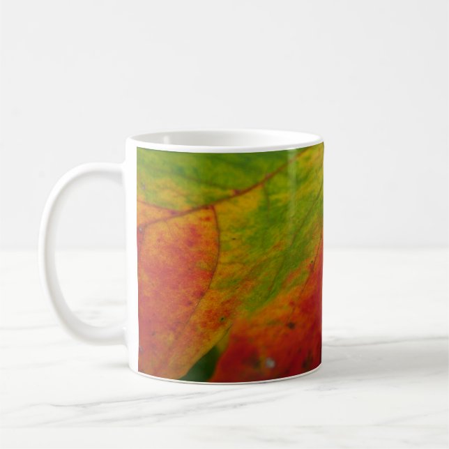 Mug Couleurs de la feuille d'érable Photographie de la (Gauche)