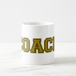 Mug Couleurs de l'école COACH Mug, Black-Gold