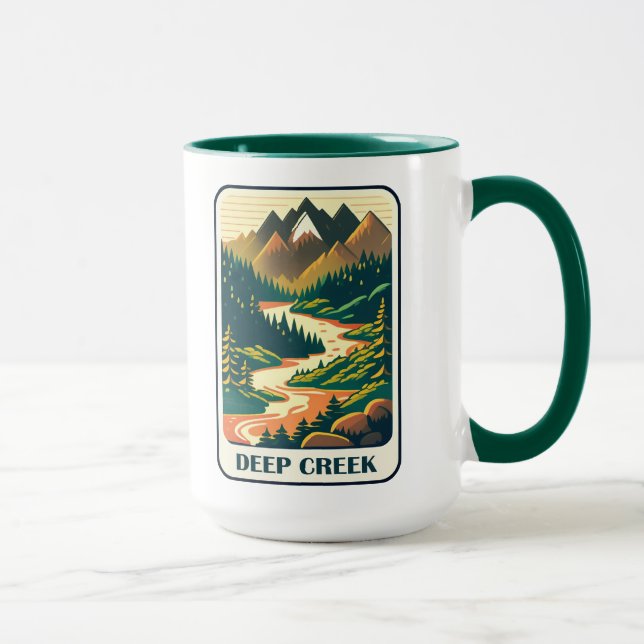 Mug Couleurs de l'Idaho de Deep Creek (Droite)