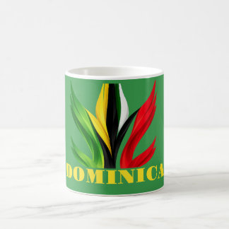 Mug couleurs de style classique de la Dominique