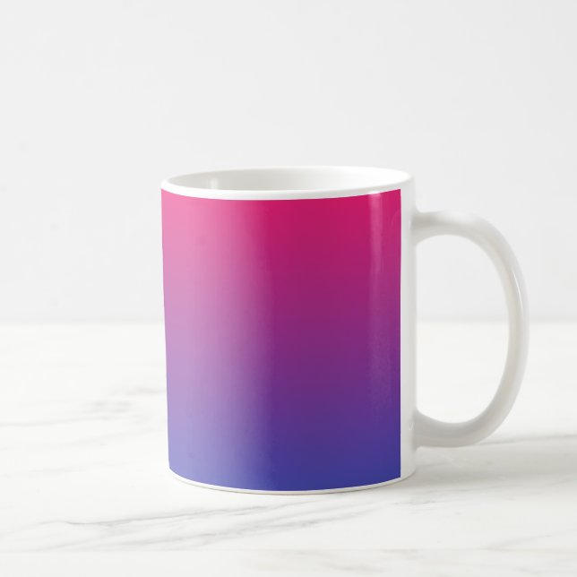 Mug Couleurs dégradées rose et violet (Droite)