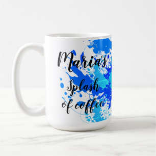 Mug Couleurs des tons bleus dans un style élégant
