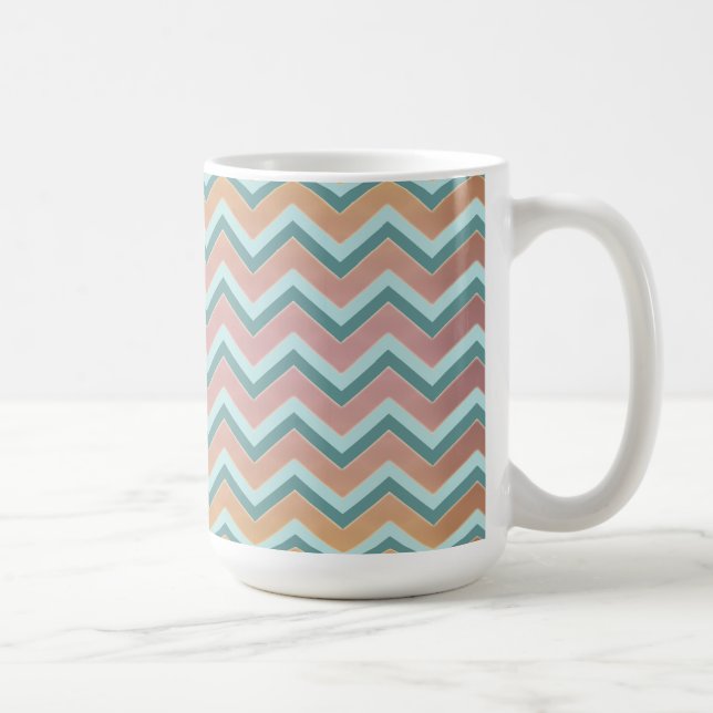 Mug Couleurs douces et chaudes ZigZag (Droite)