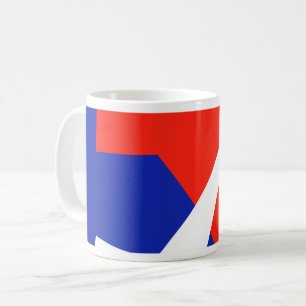Mug Couleurs du drapeau bleu rouge blanc