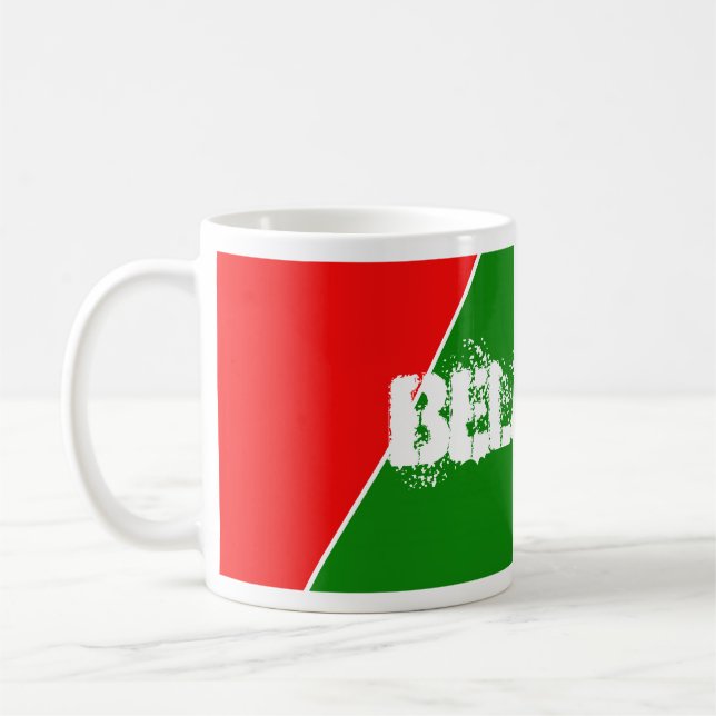 Mug Couleurs du drapeau national biélorusse (Gauche)