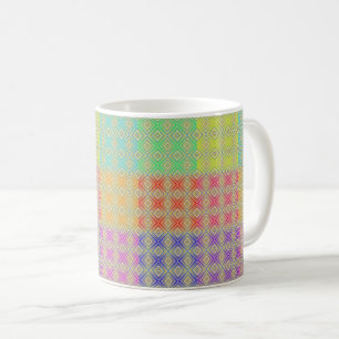 Mug Couleurs Du Motif Diamant Alternative Rainbow