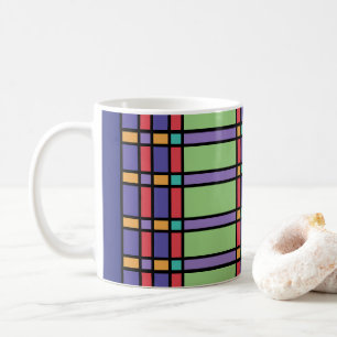 Mug Couleurs Lumineuses De Verre