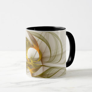Mug Couleurs Métalliques Précieuses Abstraites Moderne