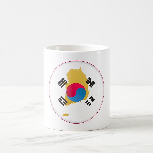 Mug Couleurs nationales de la Corée du Sud (Créateur téléchargé)