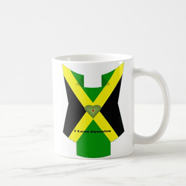 Mug Couleurs nationales jamaïcaines (Droite)