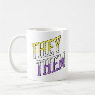 Mug Couleurs non binaires Ils Elles