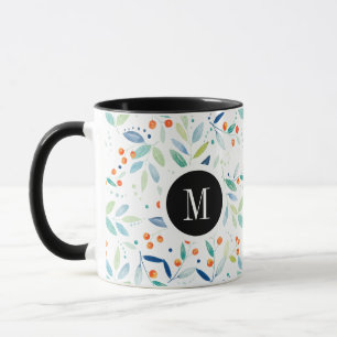Mug Couleurs Pastel Délicat Motif Floral